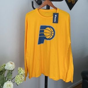 Pacers Fanatics Branded Alternate Logo Long Sleeve T-Shirt - Gold